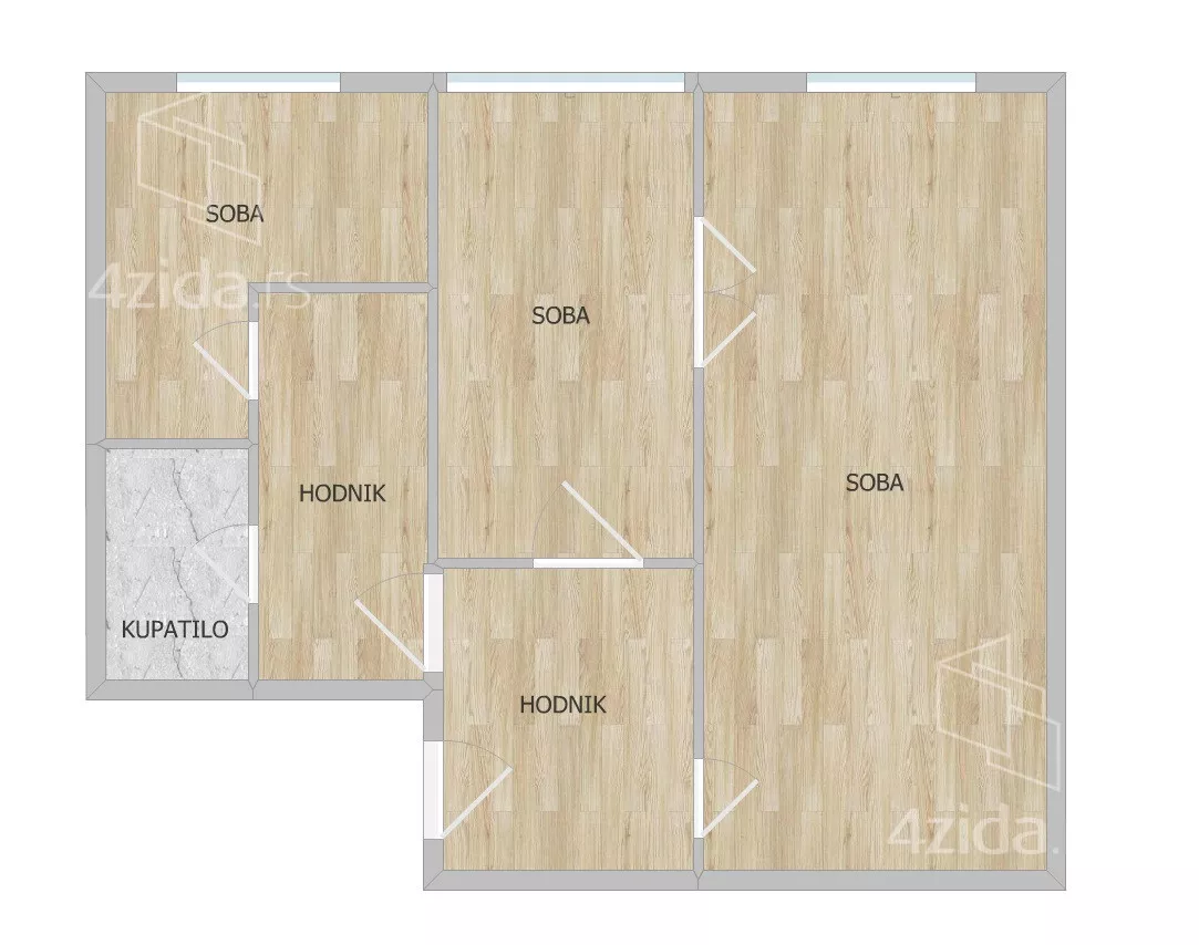 Dvosoban stan | 4zida