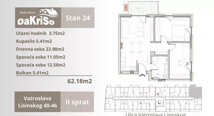 Trosoban stan | 4zida