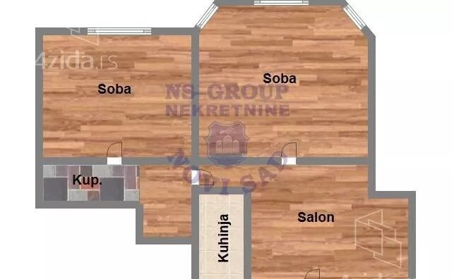 Trosoban stan | 4zida