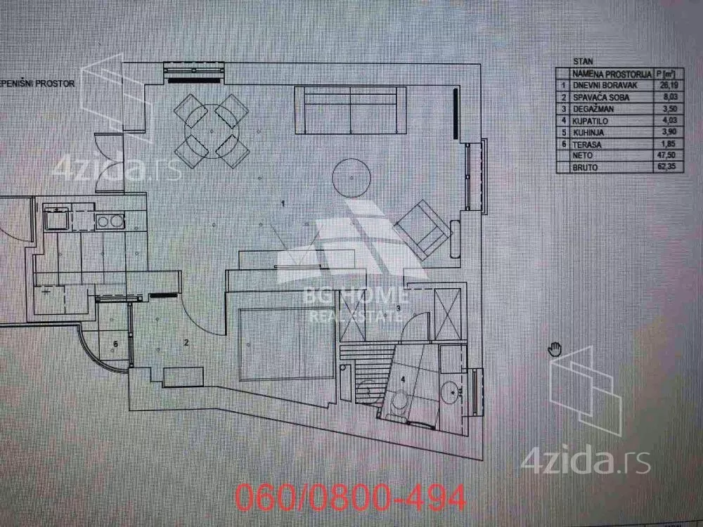 Jednoiposoban stan | 4zida