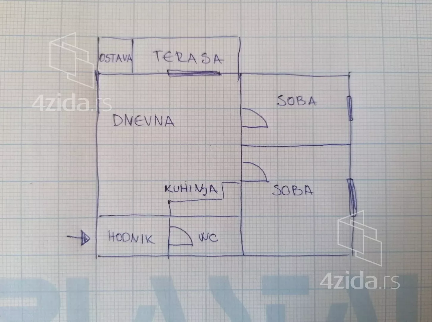 Trosoban stan | 4zida