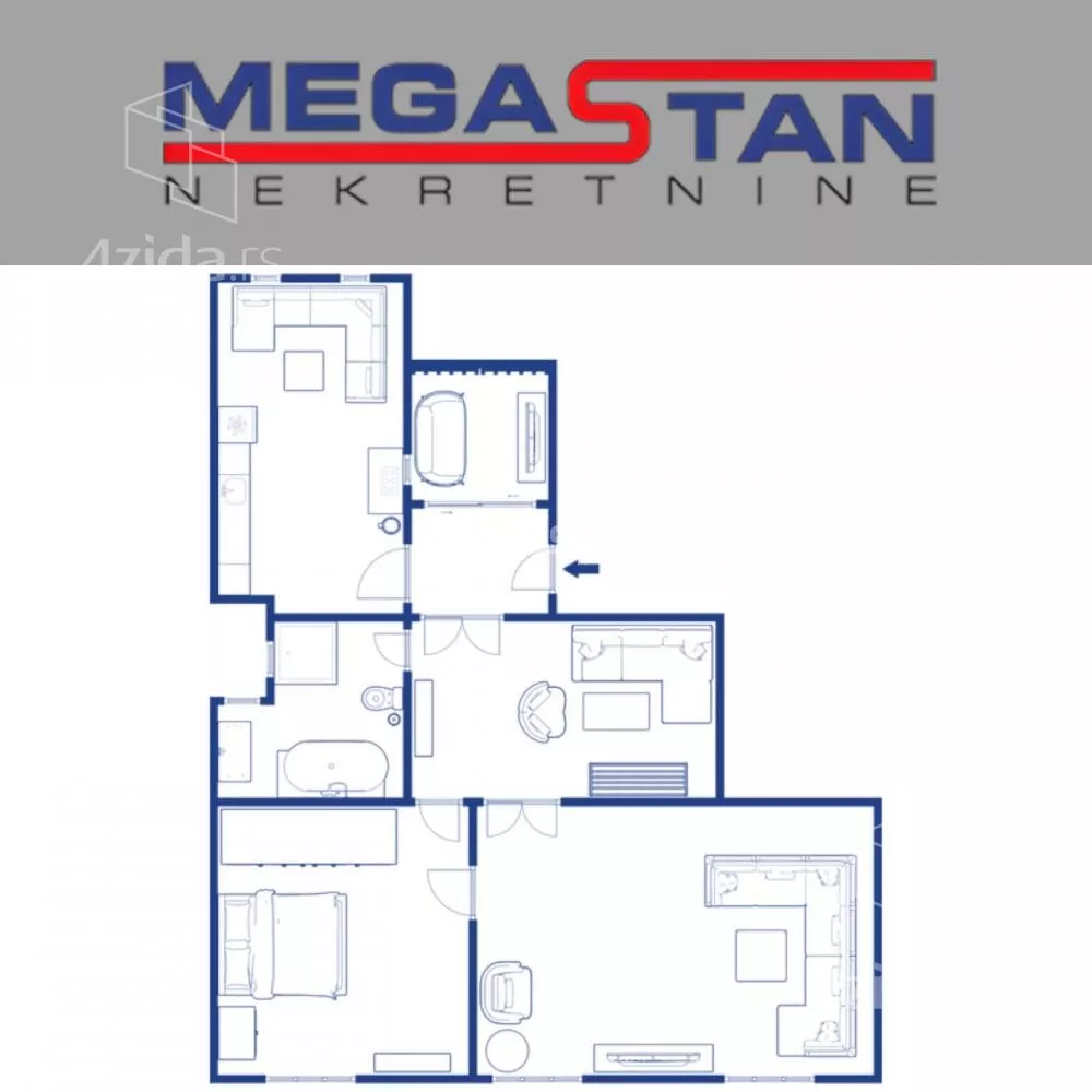 Troiposoban stan | 4zida