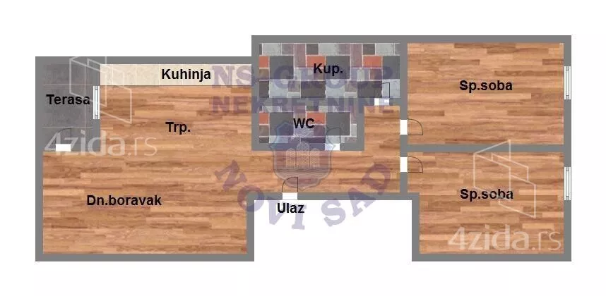 Trosoban stan | 4zida