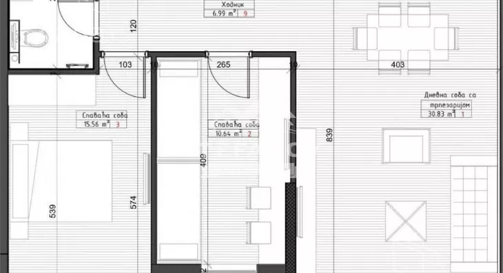 Trosoban stan | 4zida