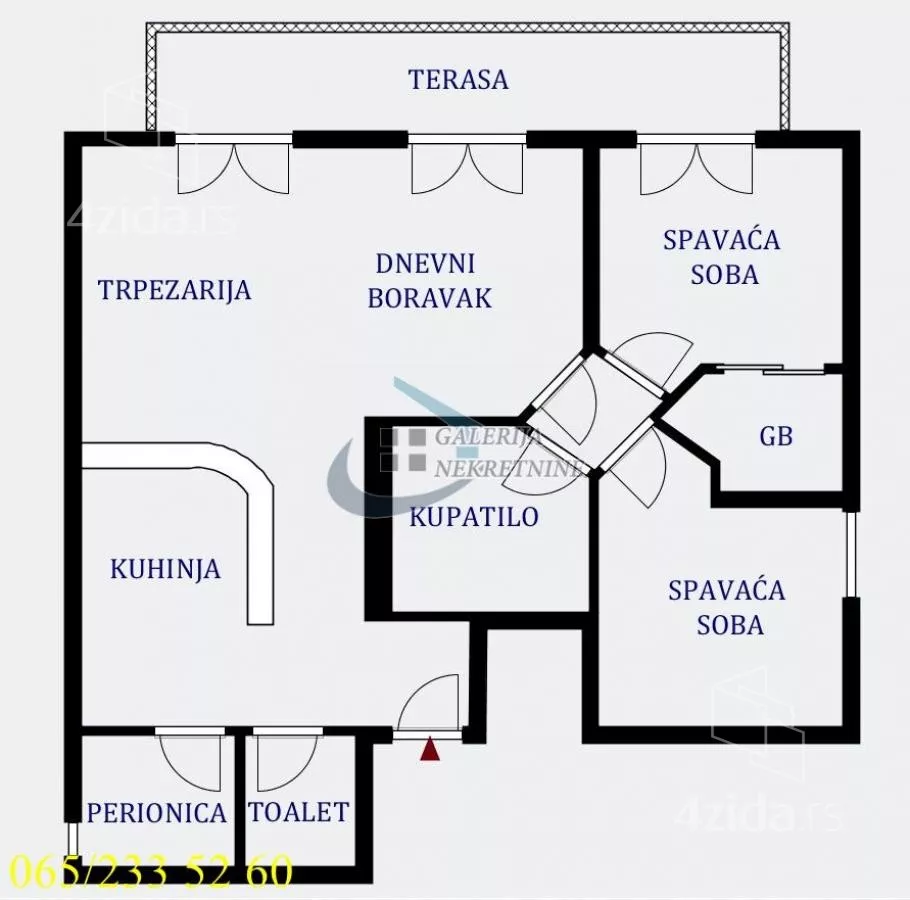 Trosoban stan | 4zida