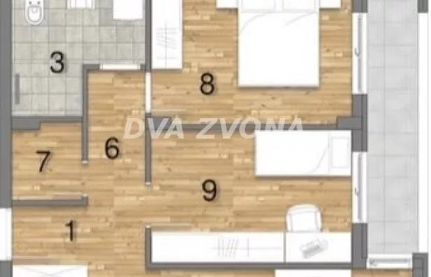 Trosoban stan | 4zida