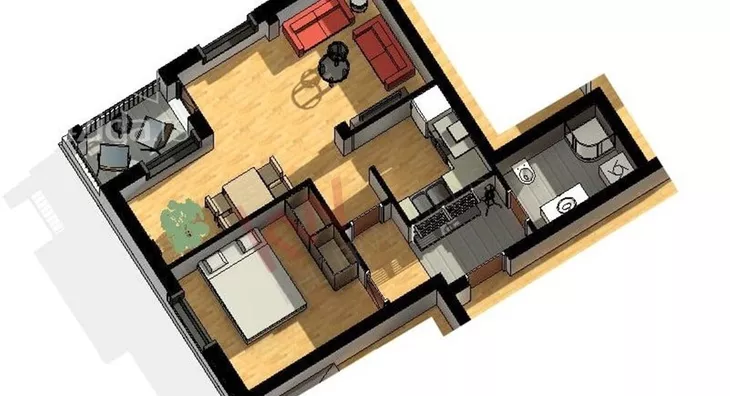 Dvosoban stan | 4zida