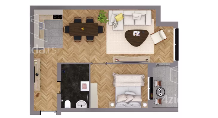 Dvosoban stan | 4zida