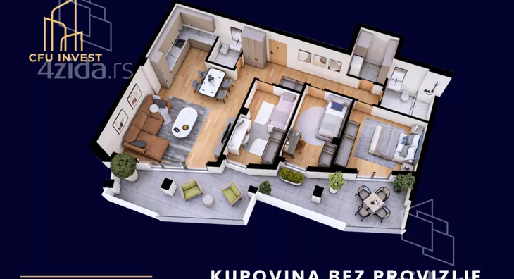 Četvorosoban stan | 4zida