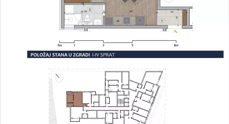 Jednoiposoban stan | 4zida
