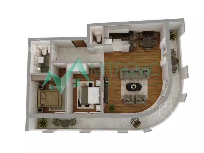 Dvoiposoban stan | 4zida