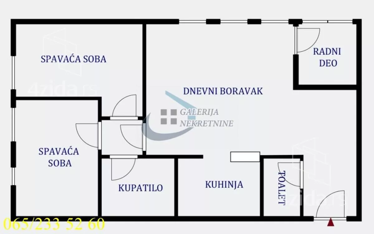Trosoban stan | 4zida