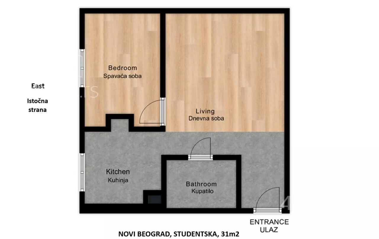 Jednoiposoban stan | 4zida