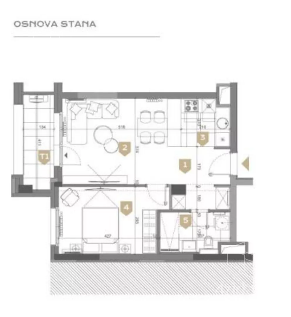 Dvosoban stan | 4zida