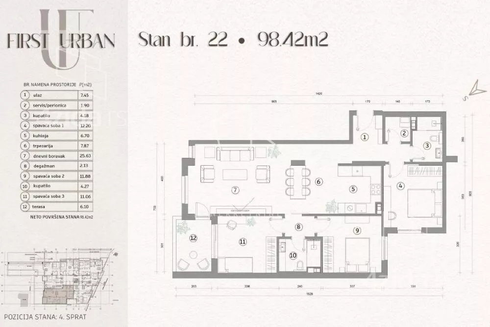Četvorosoban stan | 4zida