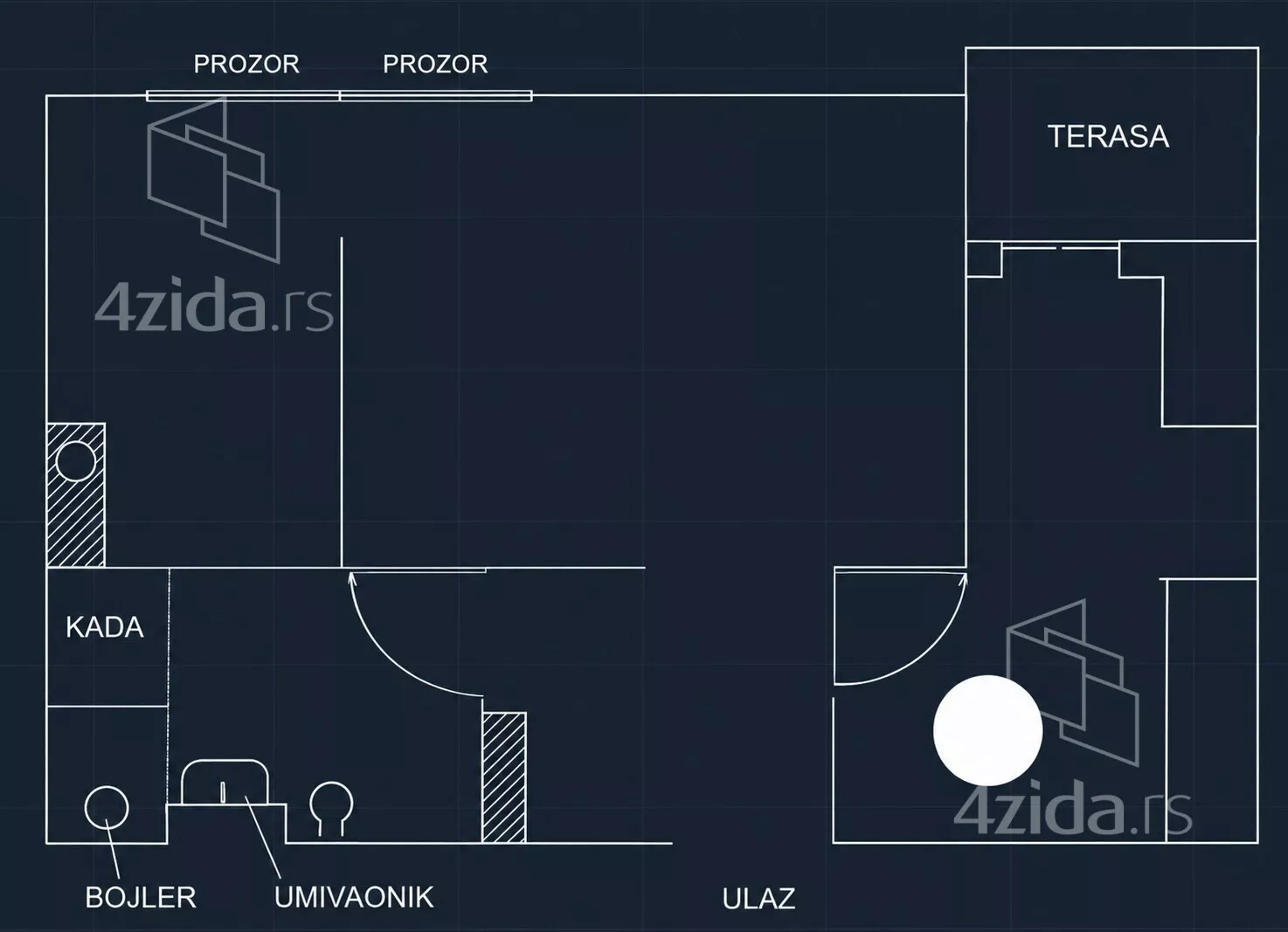 Jednosoban stan | 4zida