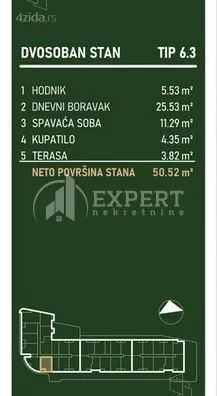 Dvosoban stan | 4zida