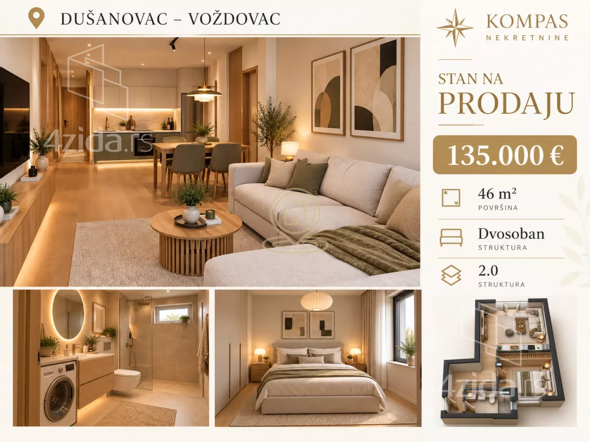 Dvosoban stan | 4zida