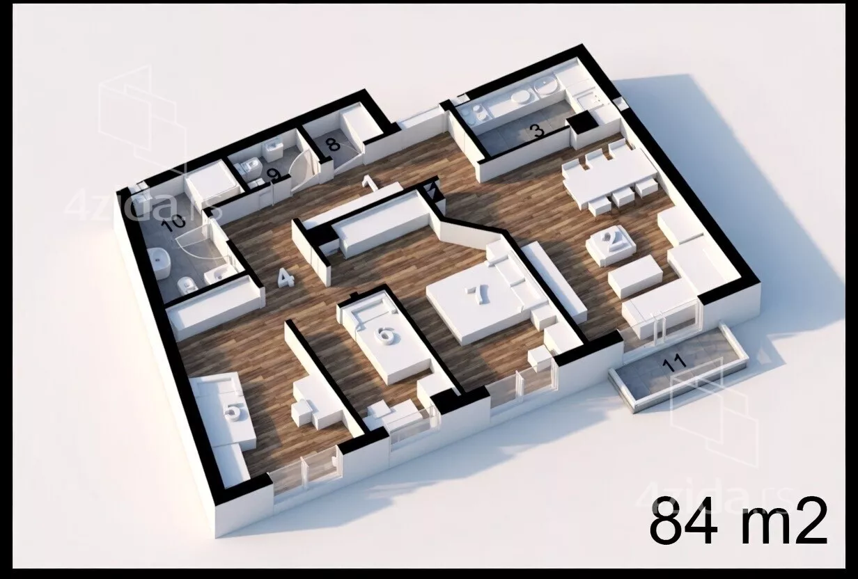 Četvorosoban stan | 4zida