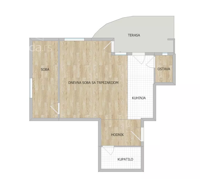 Jednoiposoban stan | 4zida