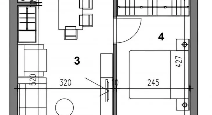 Jednoiposoban stan | 4zida