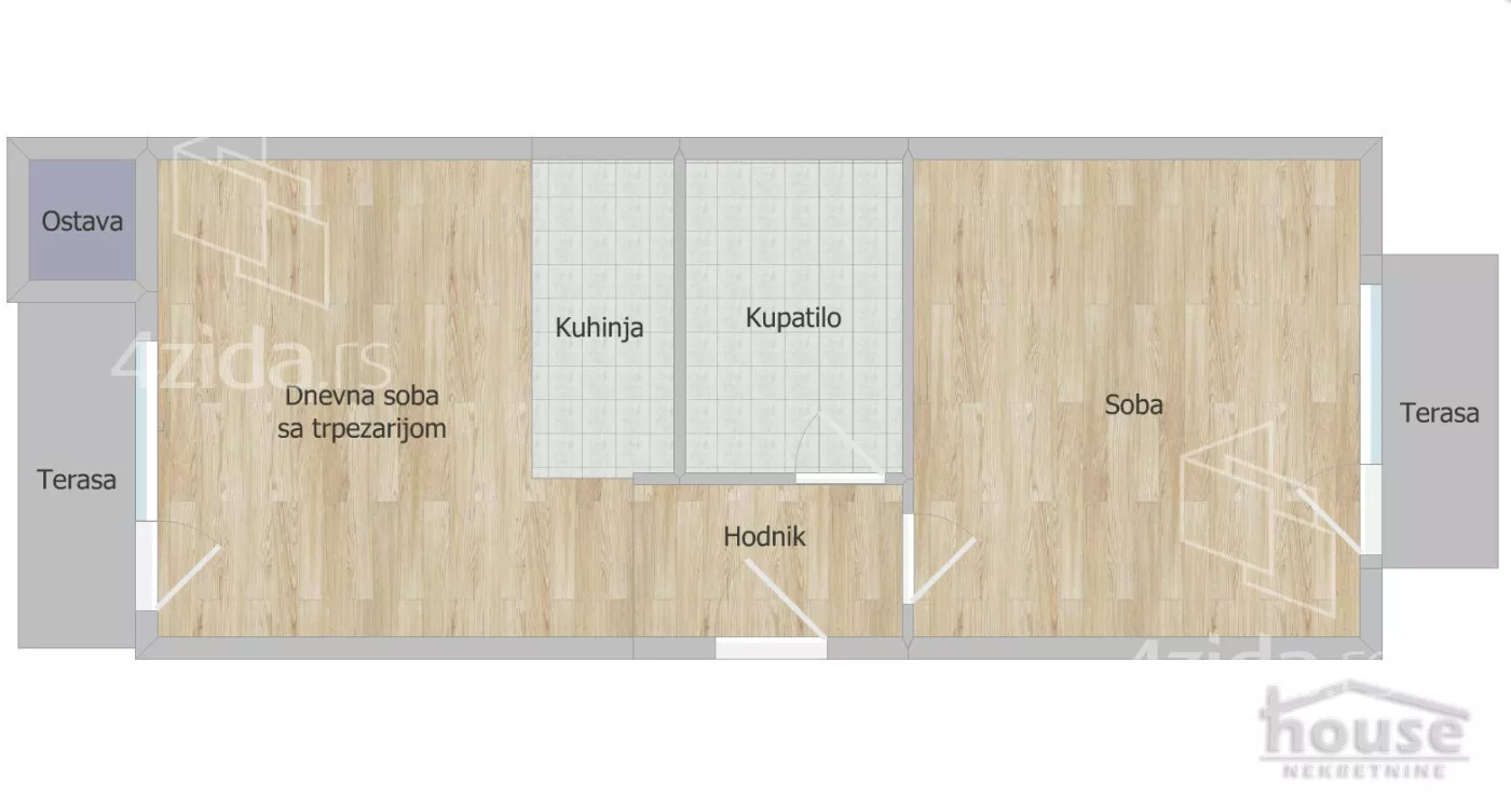 Dvosoban stan | 4zida
