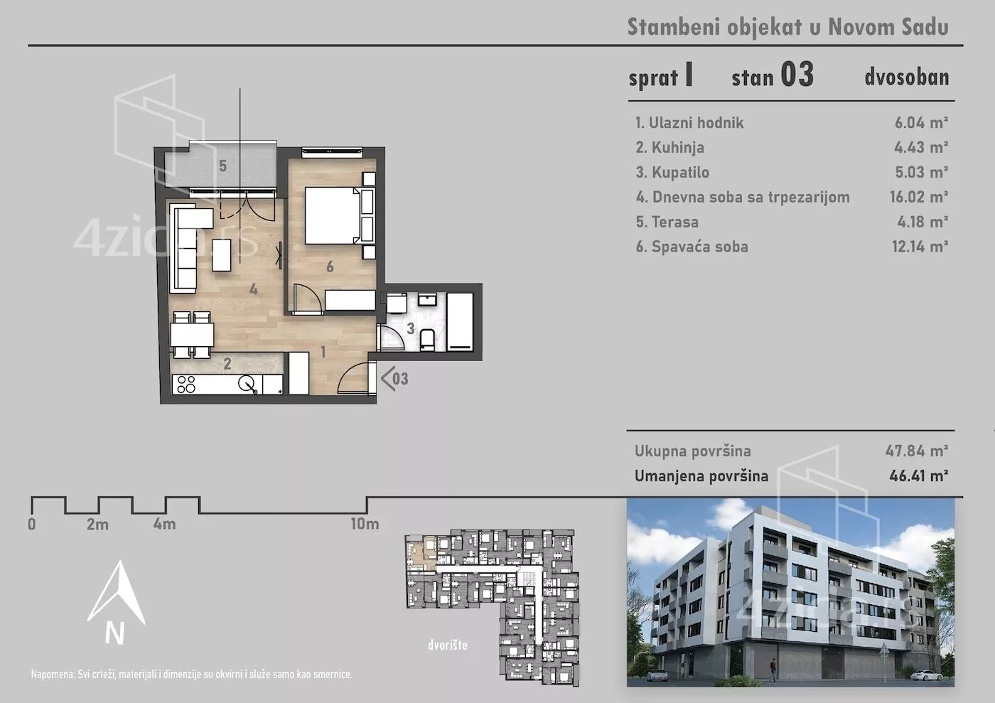 Dvosoban stan | 4zida