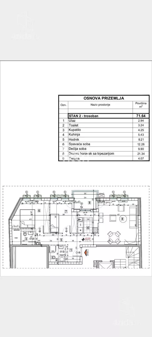 Trosoban stan | 4zida