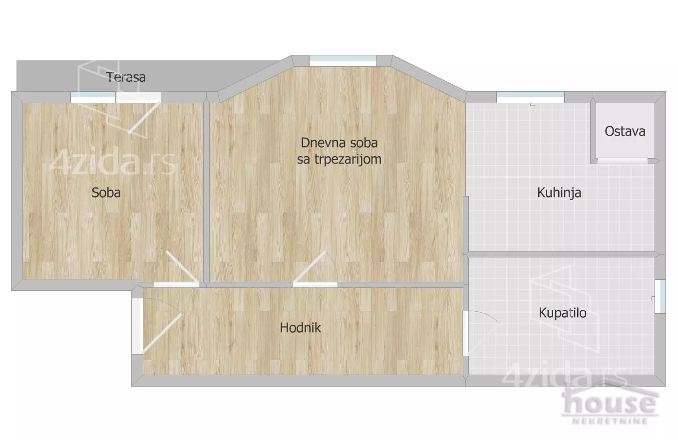 Dvosoban stan | 4zida