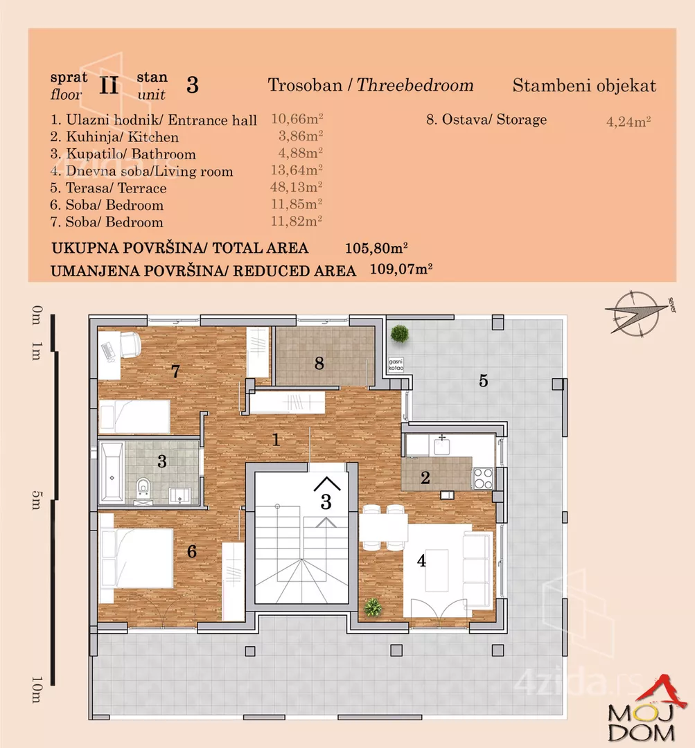 Četvorosoban stan | 4zida