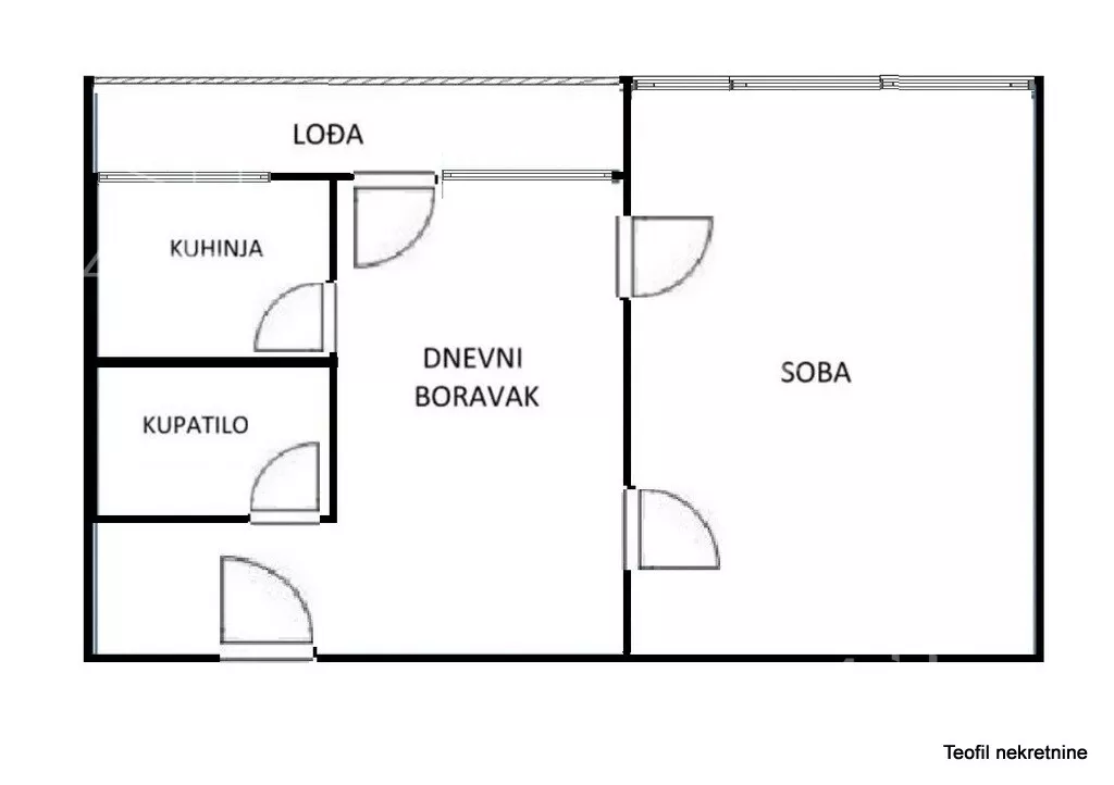 Jednosoban stan | 4zida