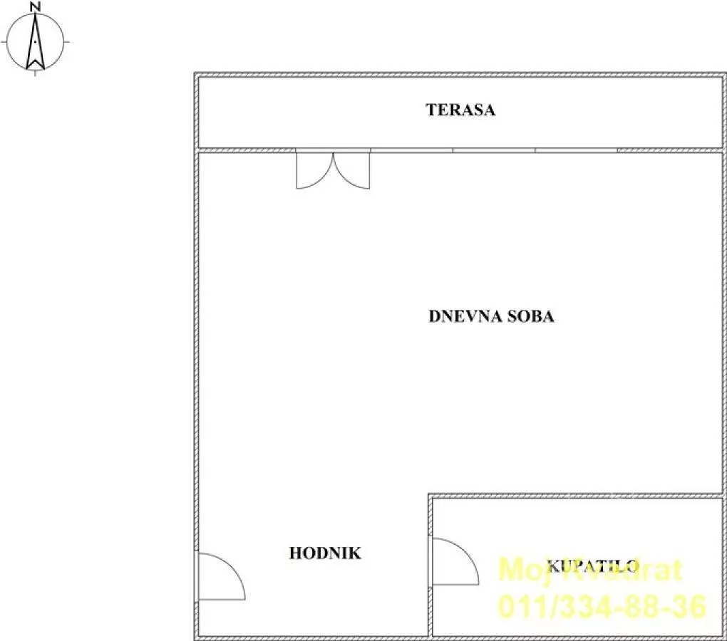 Jednosoban stan | 4zida