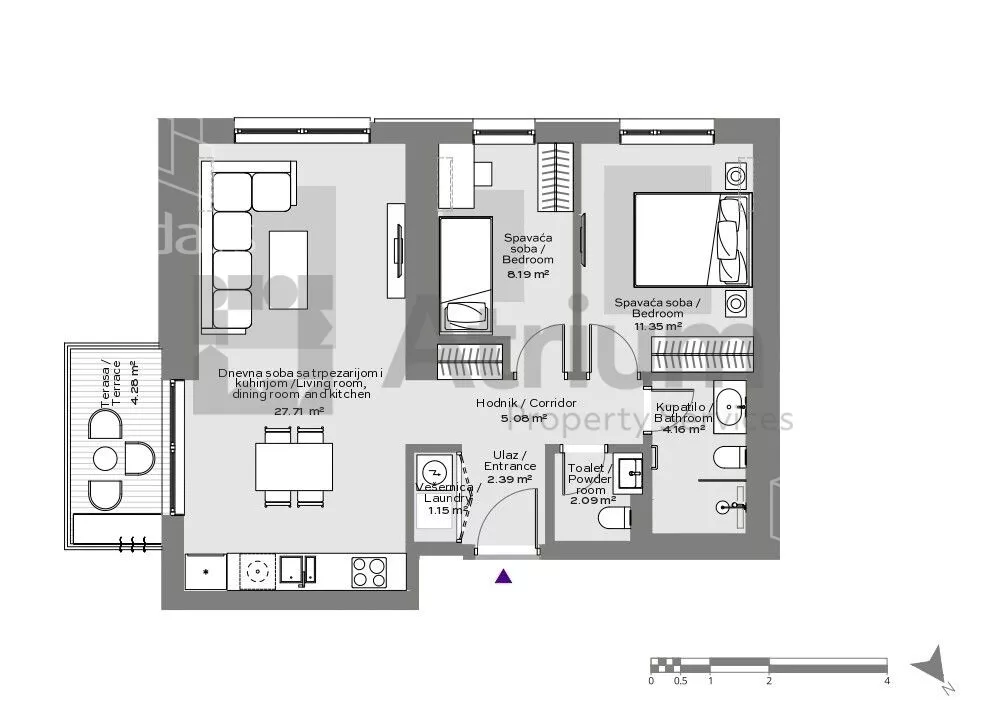 Trosoban stan | 4zida