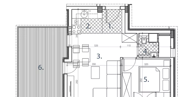 Jednoiposoban stan | 4zida