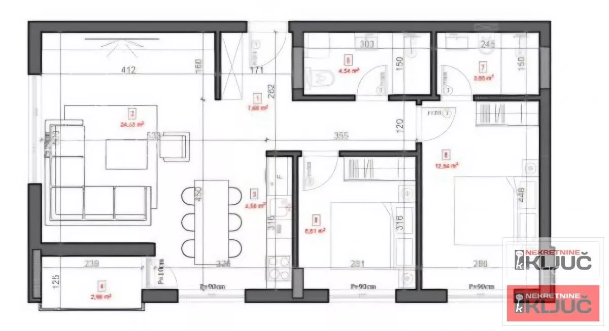 Trosoban stan | 4zida