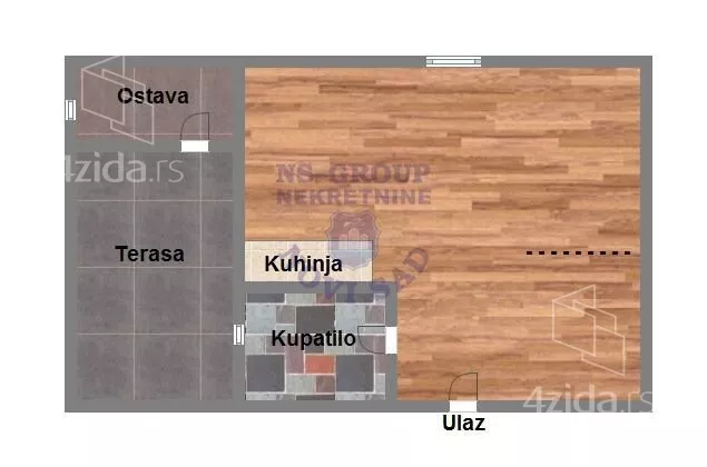 Jednosoban stan | 4zida