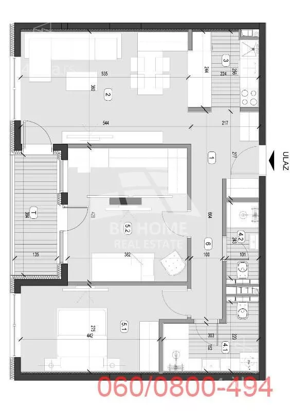 Trosoban stan | 4zida