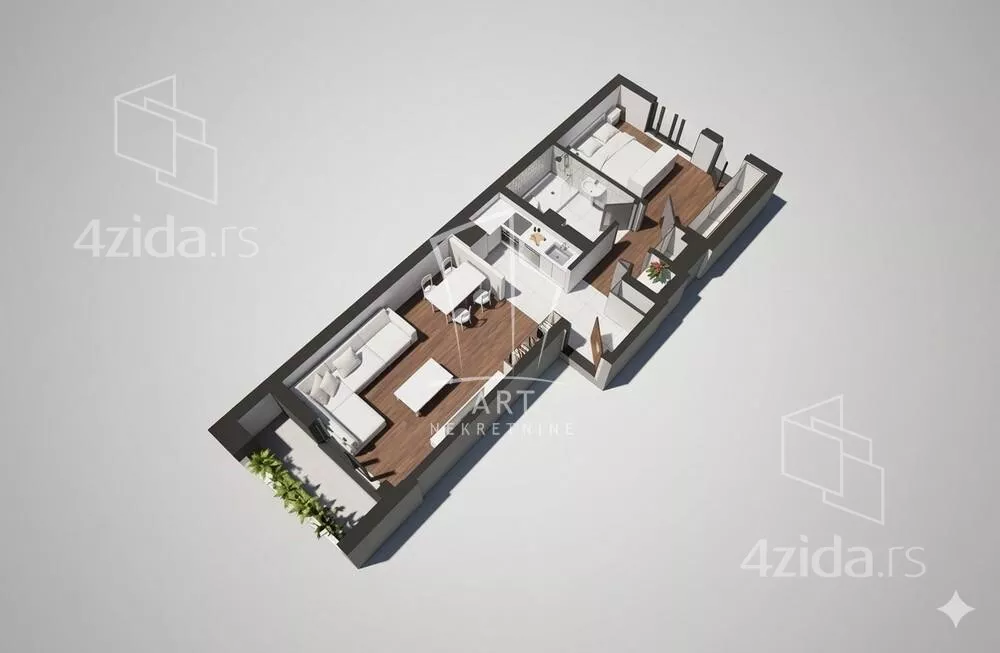 Dvosoban stan | 4zida