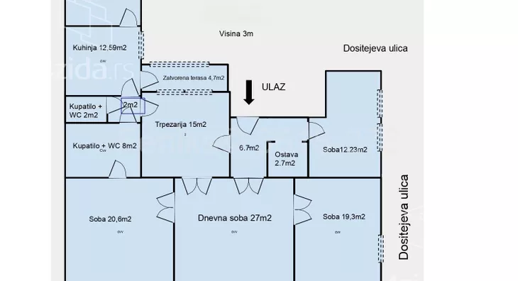 Petosoban stan | 4zida
