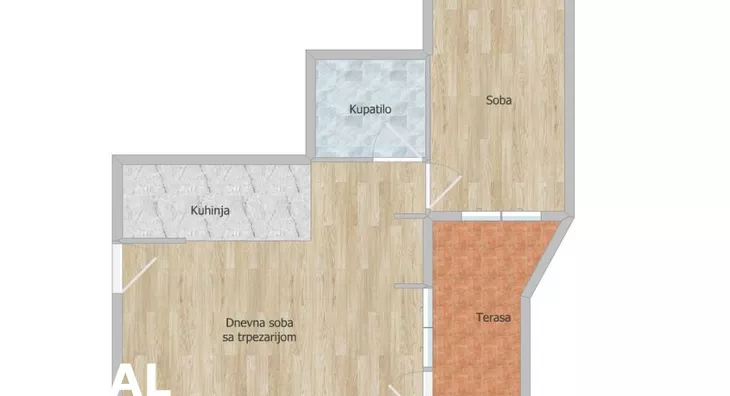 Dvosoban stan | 4zida