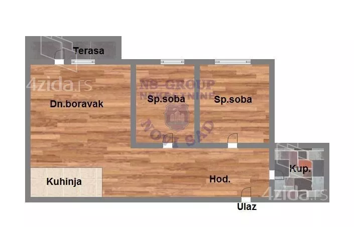 Trosoban stan | 4zida