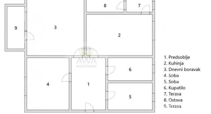 Troiposoban stan | 4zida