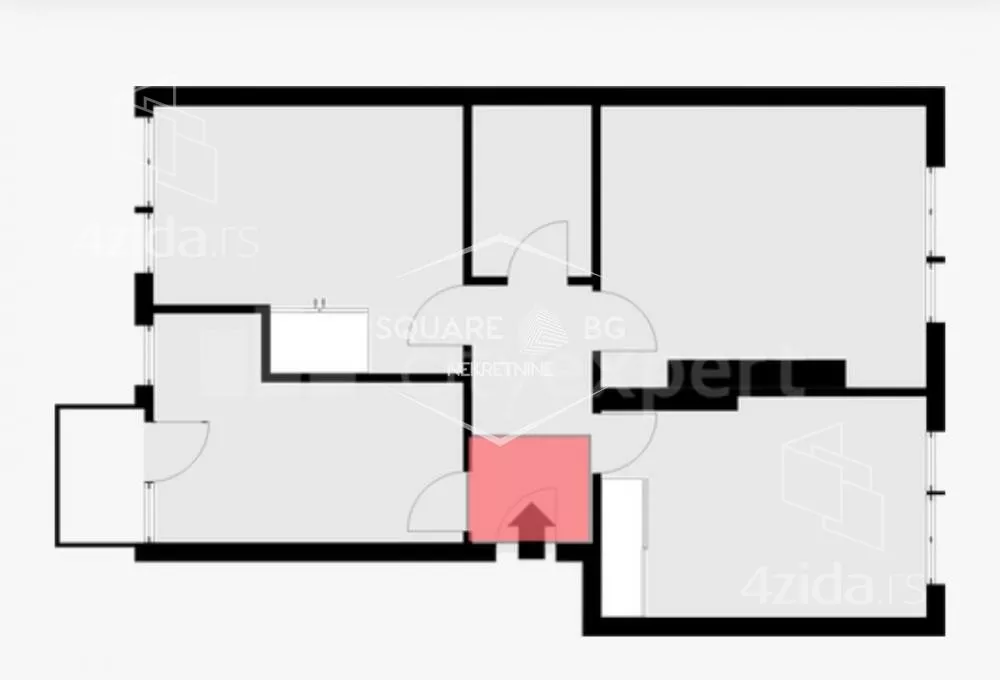 Trosoban stan | 4zida