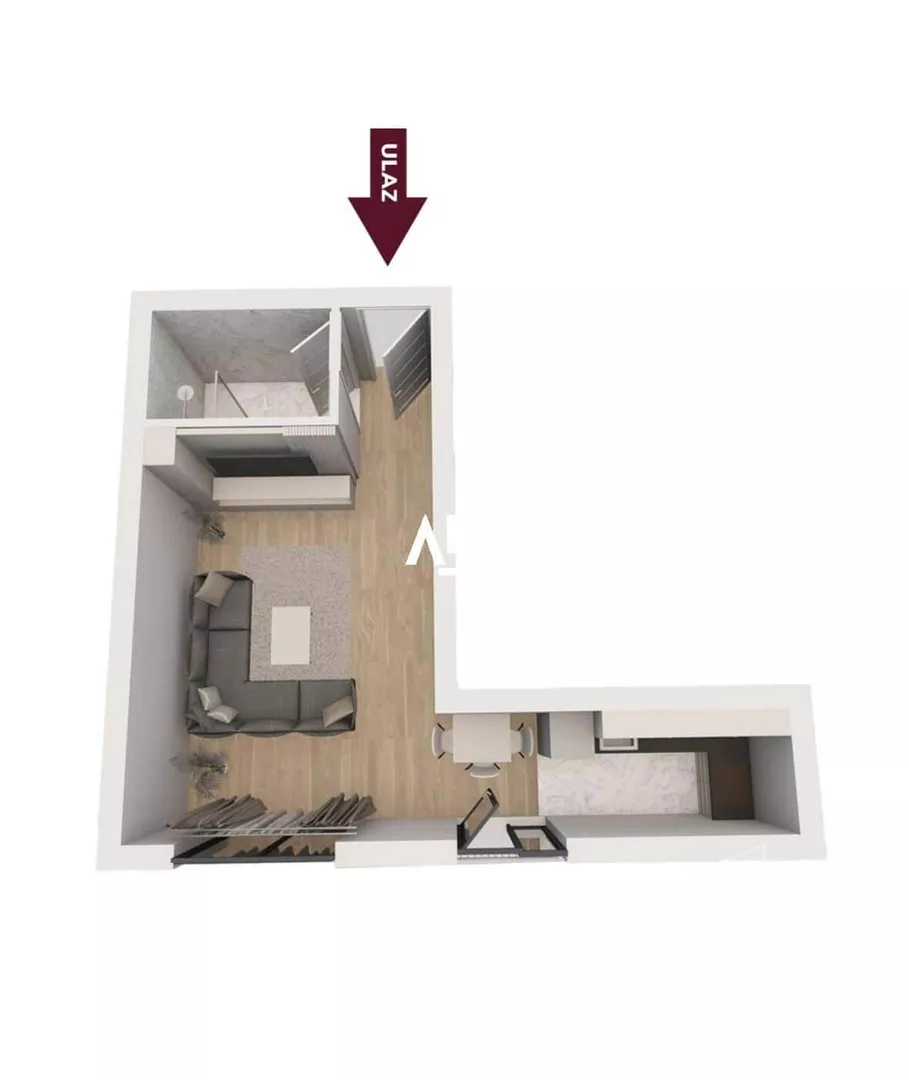 Jednosoban stan | 4zida