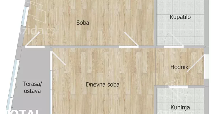 Dvosoban stan | 4zida