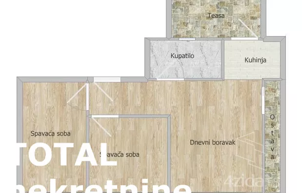 Trosoban stan | 4zida