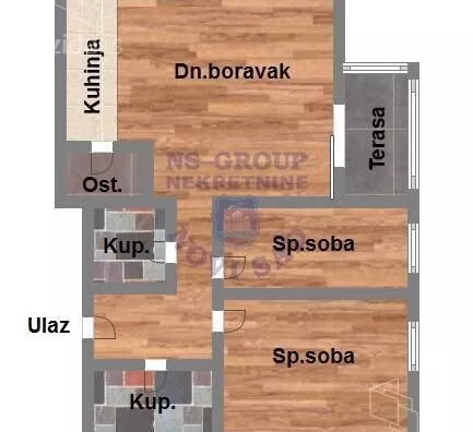 Trosoban stan | 4zida