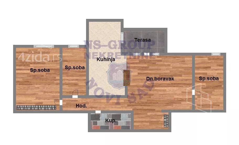 Troiposoban stan | 4zida