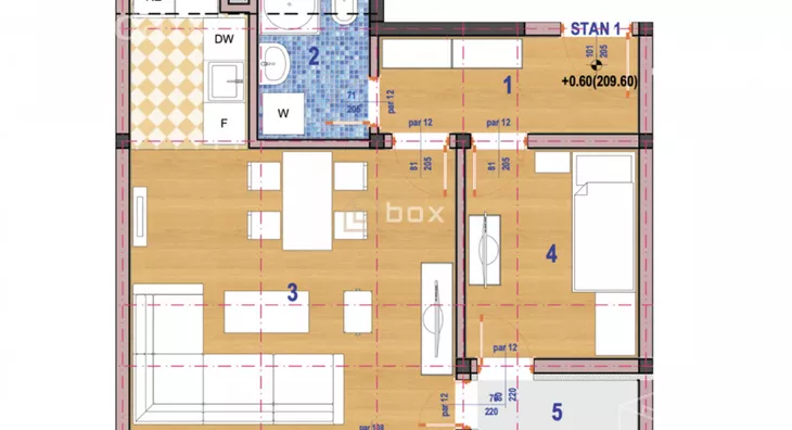 Jednoiposoban stan | 4zida