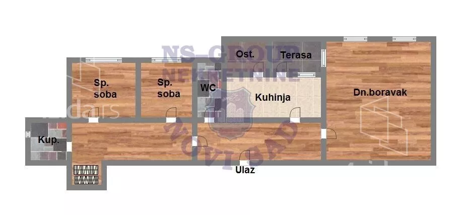 Trosoban stan | 4zida